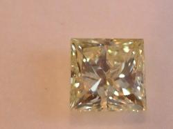 Natural Princess Cut Diamond
